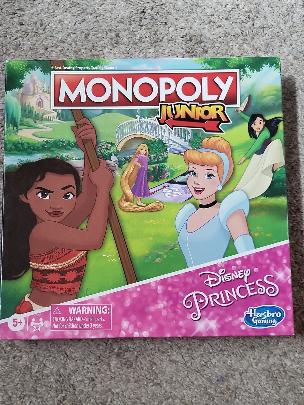 Hasbro MONOPOLY Junior Disney Princess Board Game